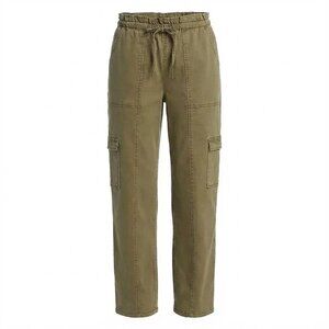 Rails Bodie Pants Women’s Cargo Drawstring Waist Relaxed Fit Dark Olive